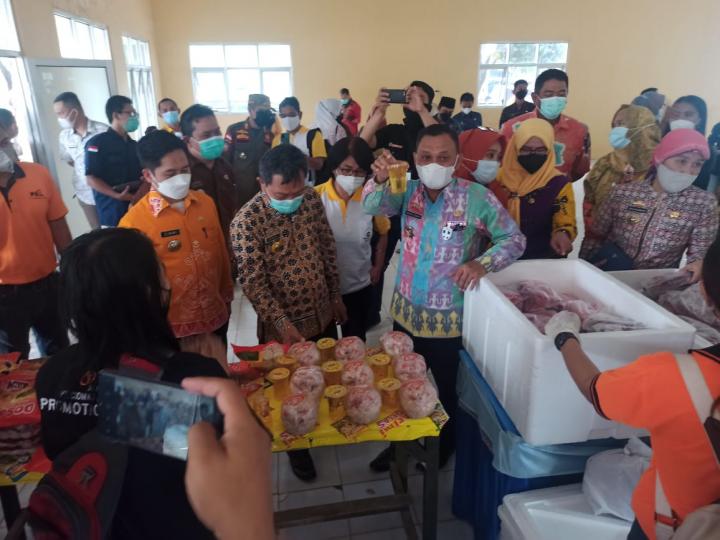 Pasar Murah Di Kota Metro di Buka Oleh Plt Asisten Perekonomian dan Pembangunan Provinsi Lampung